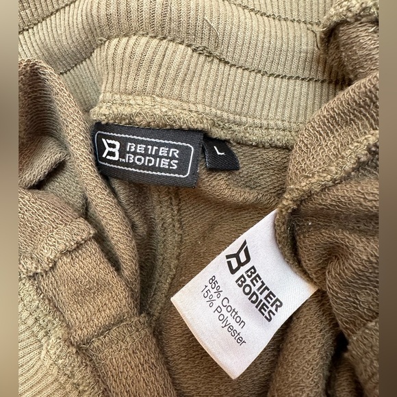 Better Bodies Bronx Harlem Zipped Joggers Size L - Picture 4 of 4